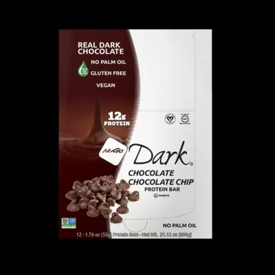 Dark Real Chocolate Chip Bars 6 ct