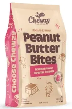 Peanut Butter Bites Caramel Topping