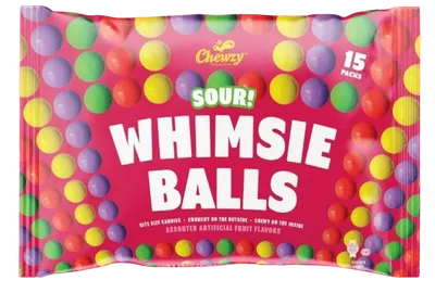 Whimsie Balls Sour Candy Family Pack 15 ct