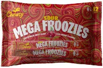 Sour Cherry Flavored Mega Froozies 12ct