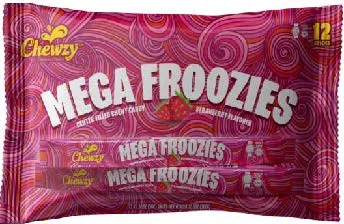 Strawberry Center Filled Chewy Candies  12 ct