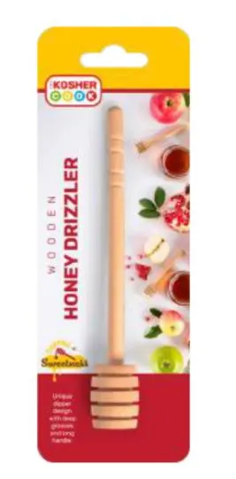 Honey Drizzler Wooden Dipper