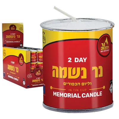 Memorial Candle Tin 2 Day