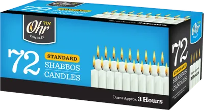 Shabbos Candles Burns for 3 Hrs