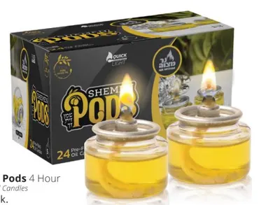 Shemen Pods 4 Hours