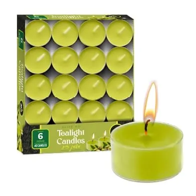 Olive Oil Tealight Candles 40 ct