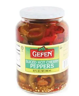 Sliced Hot Cherry Peppers