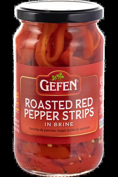 Roasted Red Pepper Strips in Brine