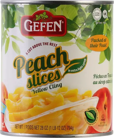Peach slices