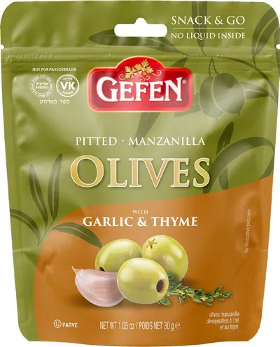 Pitted Olives with Garlic & Thyme