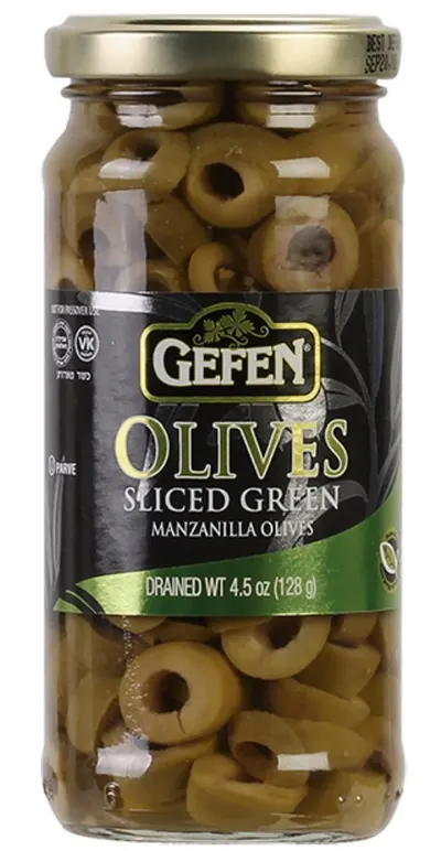 Olives Sliced Green Manzanilla Olives