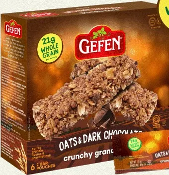 Oats & Dark Chocolate Crunchy Granola Bars 6 ct