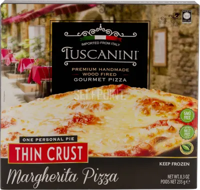Wood Fried Thin Crust Margherita Pizza