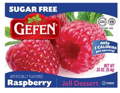 Diet Raspberry Jell Dessert