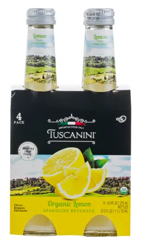 Organic Lemon Sparkling Beverage 4 pk