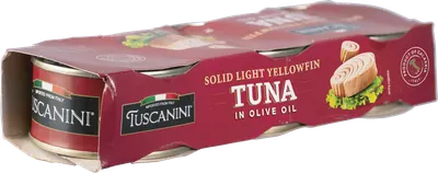 Solid Light Yellowfin Tuna Olive Oil 3 pk