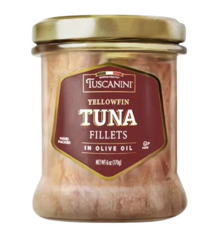 Tuna Jar Yellowfin Fillets Olive Oil