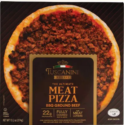 BBQ Ground Beef Meat Pizza