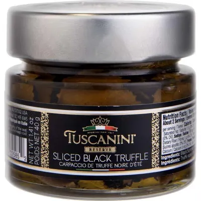 Sliced Black Truffles