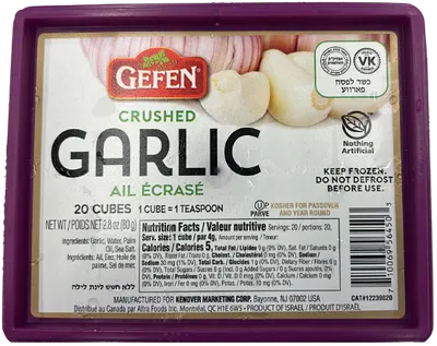 Fresh Frozen Crushed Garlic