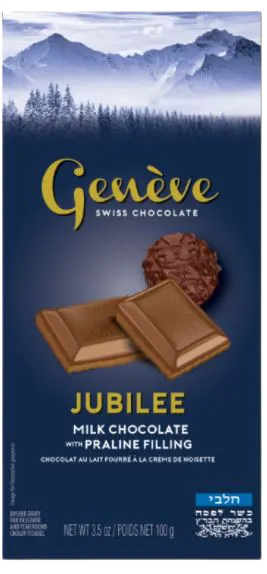 Jubilee Milk Chocolate with Nougat Filling