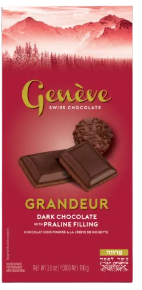 Grandeur Dark Chocolate with Praline Filling
