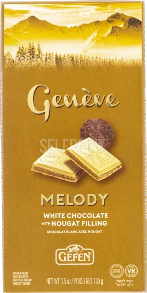 Geneve Bar White & Nougat Chocolate