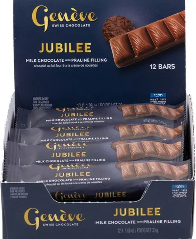 Geneve Mini Bar Jubilee Milk Chocolate With Praline Filling