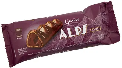 Alps Dark Chocolate Coated Wafer Bars 2 ct