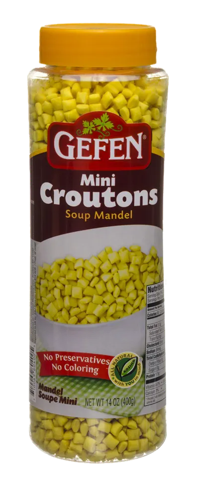Mini Croutons Soup Mandel
