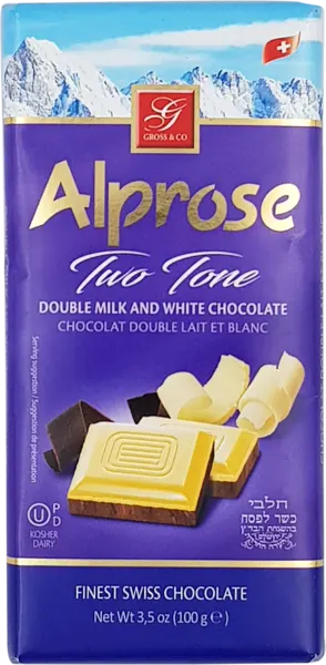 Two Tones Double Milk & White Chocolate