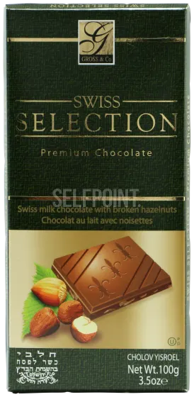 Swiss Selection Milk Chocolate with Hazelnuts