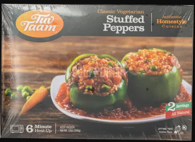 Home Style Vegetarian Stuffed Peppers
