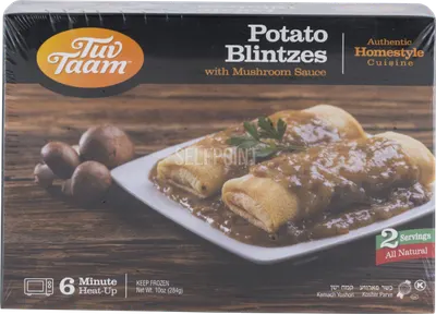Potato Blintzes with Mushroom Sauce 2 ct