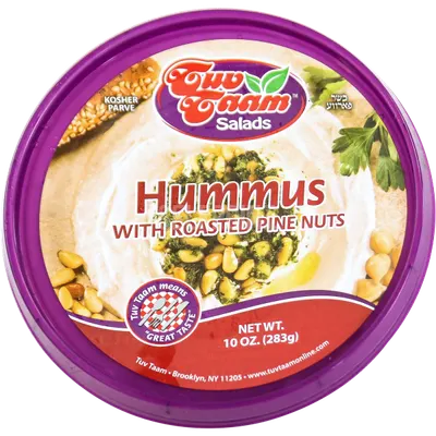 Hummus with Roasted Pine Nuts