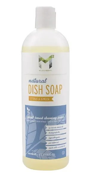 Natural Citrus & Ginger Scented Dish Soap