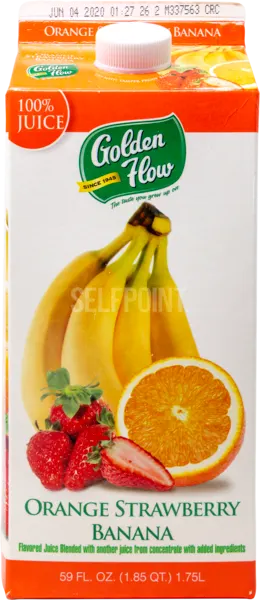 Orange Strawberry Banana 100% Juice