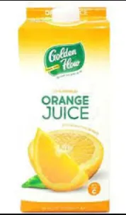 100% Premium Pure Orange Juice