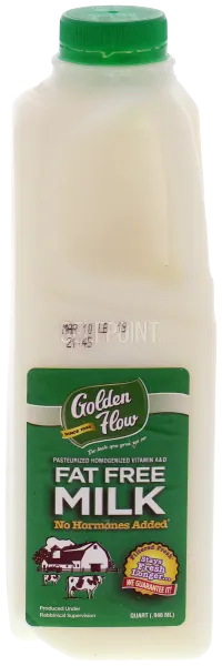 Fat Free Milk w/ No Hormones Added