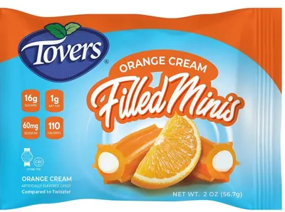 Orange Cream Filled Minis Licorice