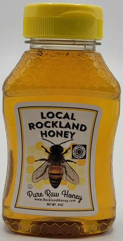 Pure Raw Local Honey 8Oz Glass