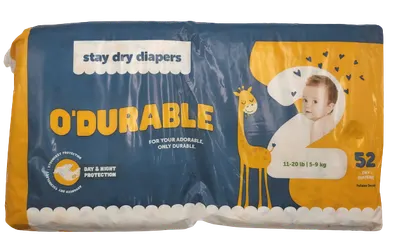 Stay Dry Diapers #2 52 ct