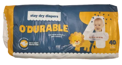 Stay Dry Diapers #4 40 ct