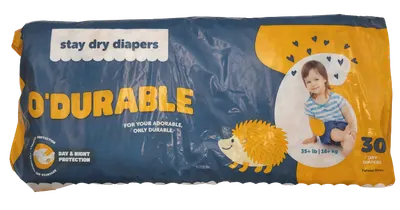 O'Durable Diapers #6 30 ct