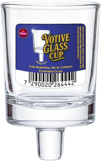 Votive Glass Cup With Leg