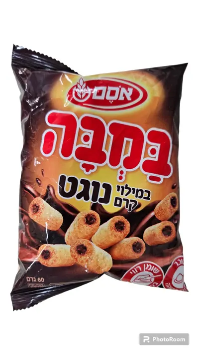 Bamba Peanut Snack With Hazelnut Cream Filling