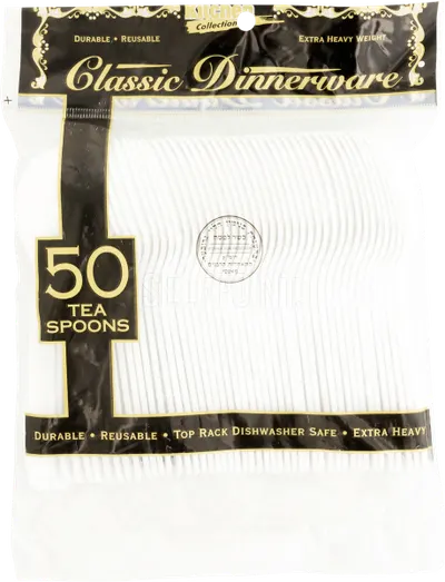Classic Dinnerware White Teaspoons