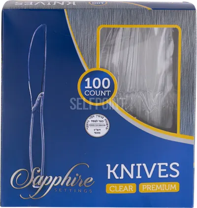 Premium Clear Knives 100 ct