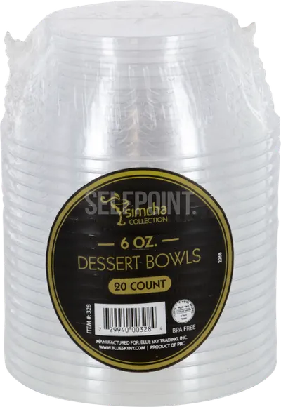 Clear Bowls 6 oz