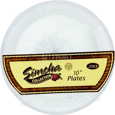 "Clear Hard Plates 10"""""